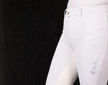 Load image into Gallery viewer, Bon breeches suede, close up mobile pocket
