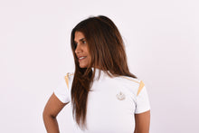 Load image into Gallery viewer, Blenda competition top in white, front