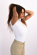 Load image into Gallery viewer, Blenda competition top in white, right side
