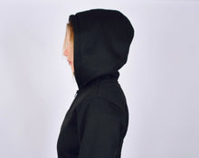 Load image into Gallery viewer, Hoodie Charlie zip, close up hoodie
