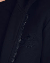 Load image into Gallery viewer, Hoodie Charlie zip, chest embroidery