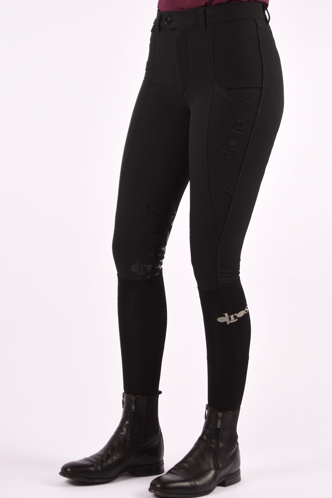 Bon breeches black, front side